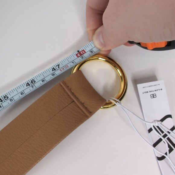 NWT B-Low the Belt Mia Gold and Tan Chic Glam Business Casual Accent Belt - Picture 3 of 6